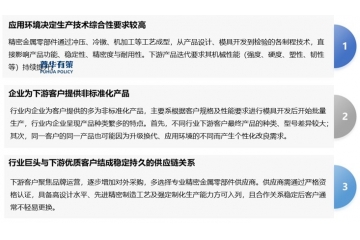 精密金屬零部件：技術(shù)特性、下游需求與行業(yè)演進趨勢